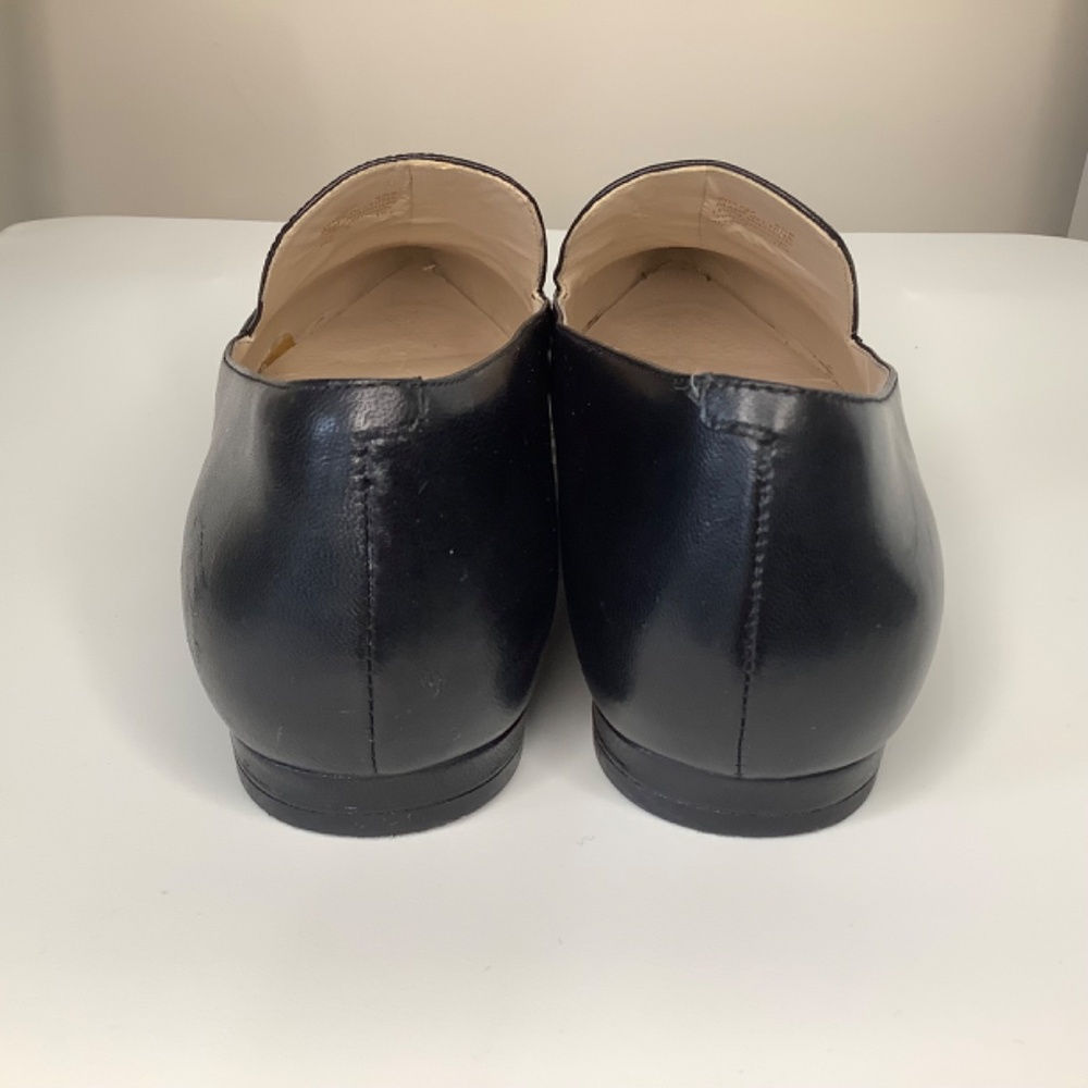 Cole Haan Leather Point Toe Flats Slip in Loafer Black 6.5 - Picture 4 of 5